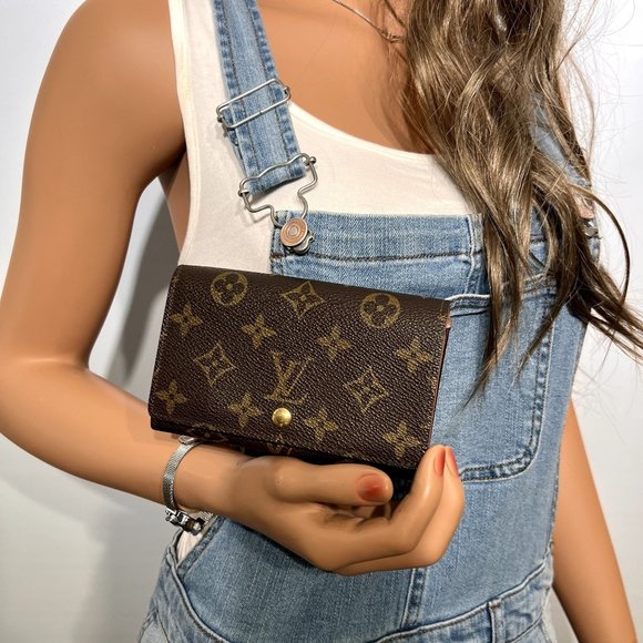 72970 Authentic Louis Vuitton Wallet Porte Monnaie Billets Tresor - Picture 1 of 13